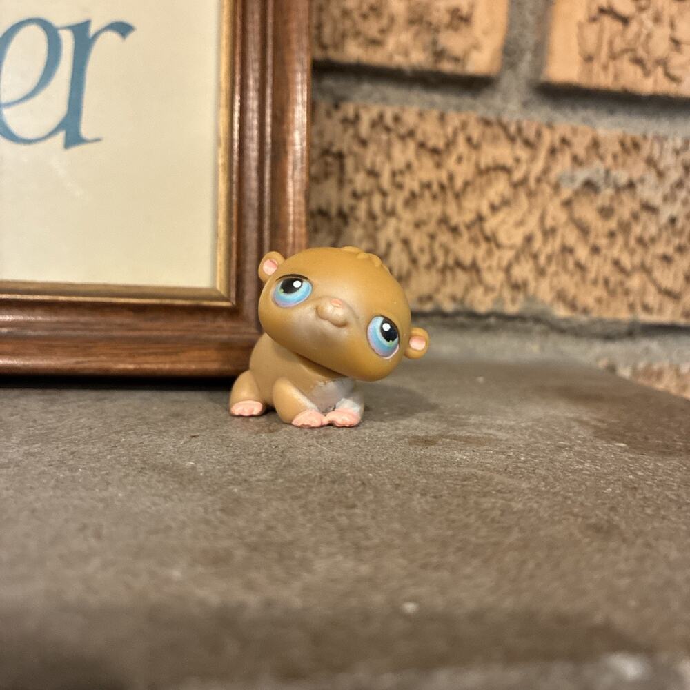 RARE AUTHENTIC Littlest Pet Shop Mini Hamster Figure Toy